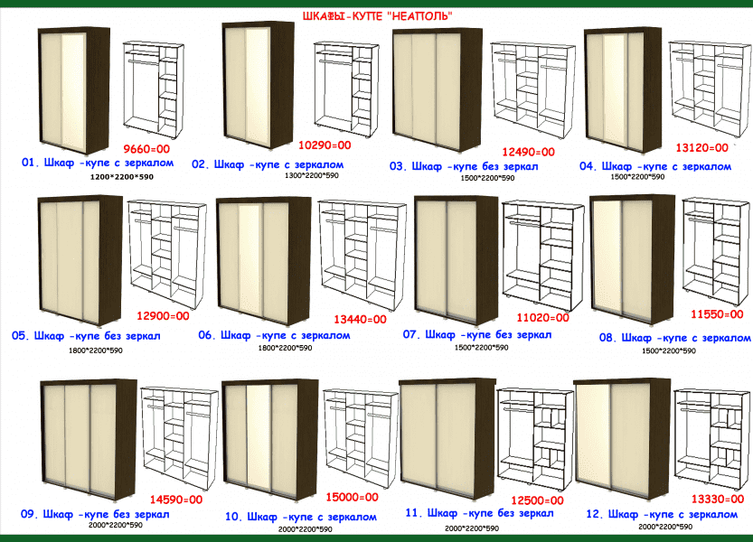 шкаф-купе неаполь в Ярославле