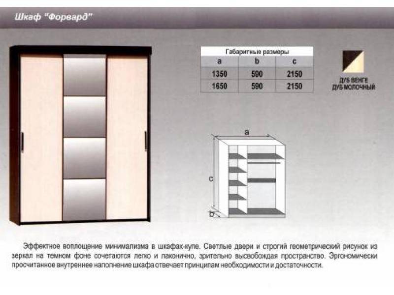 шкаф - купе форвард в Ярославле