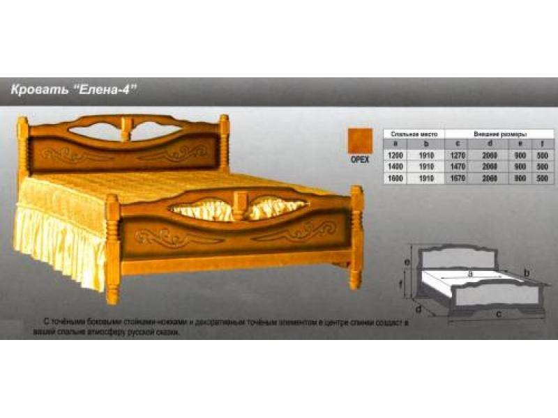 кровать елена 4 в Ярославле