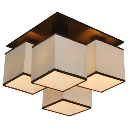 потолочная люстра arte lamp quadro a4402pl-4bk в Ярославле