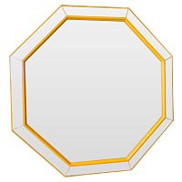 зеркало венецианское восьмиугольное желтое yellow octagon в Ярославле