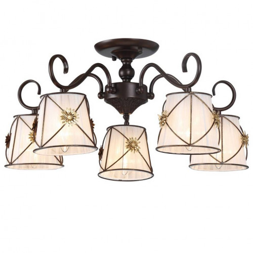 потолочная люстра arte lamp 72 a5495pl-5br в Ярославле