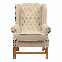 кресло мягкое с ушами french provincial armchair бежевое в Ярославле