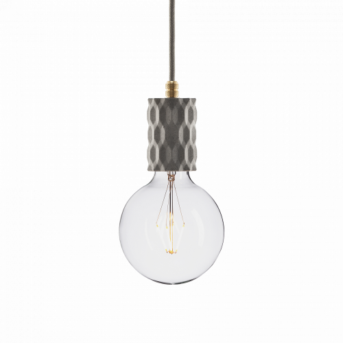подвесной светильник beton glitter gray brass в Ярославле