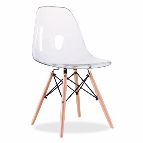 стул деревянный pc-015 прозрачный (eames style) в Ярославле