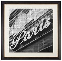 постер в черной раме 90х90 см newsprint paris в Ярославле