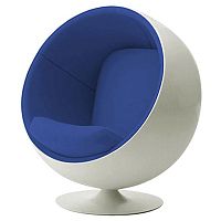 детское кресло eero ball chair бело-синее в Ярославле