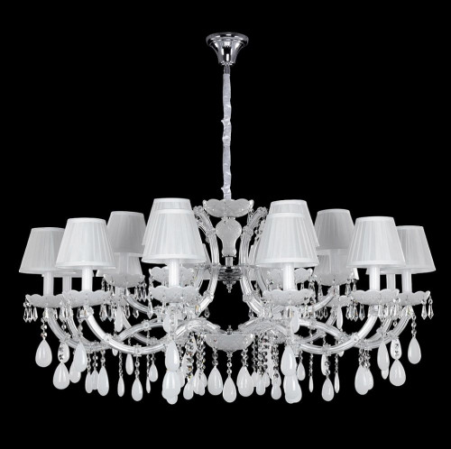 подвесная люстра crystal lux blanca sp18 белая в Ярославле