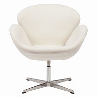 кресло swan chair кремовое в Ярославле