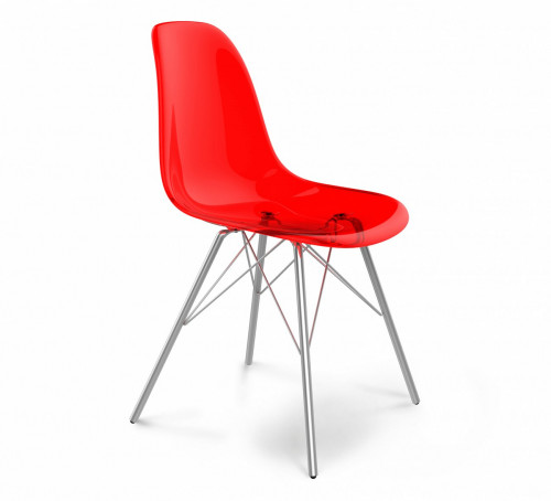 стул dsr красный s37 (eames style) в Ярославле