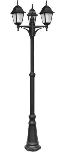 садово-парковый светильник arte lamp bremen a1017pa-3bk в Ярославле