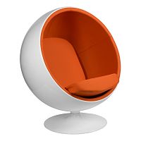 кресло eero aarnio style ball chair оранжевое в Ярославле