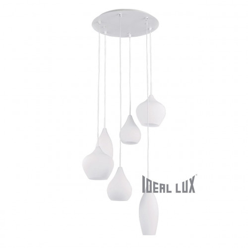 подвесная люстра ideal lux soft sp6 bianco в Ярославле