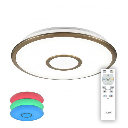 потолочный светодиодный светильник citilux старлайт cl70343rgb в Ярославле