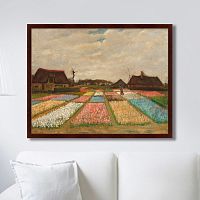 картина: flower beds in holland, 1883г. в Ярославле