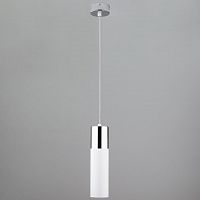 подвесной светильник eurosvet double topper 50135/1 led хром/белый в Ярославле