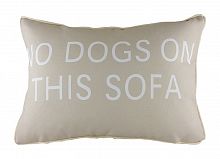 подушка с надписью no dogs on this sofa в Ярославле