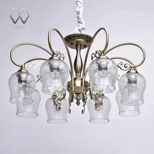 потолочная люстра mw-light моника 372011808 бронза в Ярославле