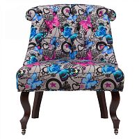 кресло мягкое amelie french country chair бабочки в Ярославле