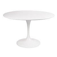 стол eero saarinen style tulip table mdf d110 глянцевый белый в Ярославле