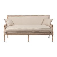 диван auguste salon bench with burlap прямой бежевый в Ярославле