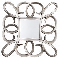 зеркало серебряное квадратное в фигурной раме silver swirl frame от rvastley в Ярославле