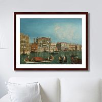 картина: venice, palazzo foscari and palazzo balbi, 1735г. в Ярославле