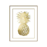 постер gold pineapple золотой в Ярославле