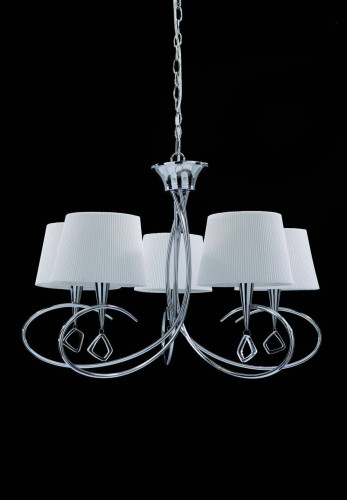 подвесная люстра mantra mara chrome - white 1641 в Ярославле