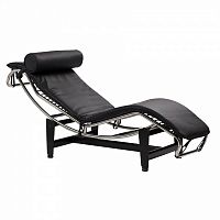 шезлонг chaise longue lc4 черный в Ярославле