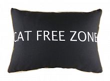 подушка с надписью cat free zone в Ярославле