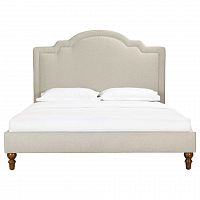 кровать двуспальная 160х200 бежевая cassis upholstered в Ярославле