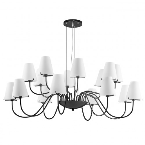 подвесная люстра lightstar diafano 758167 черная в Ярославле