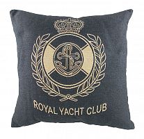 подушка с гербом королевского royal yacht club denim в Ярославле