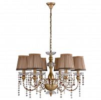 подвесная люстра crystal lux alegria sp6 gold-brown в Ярославле