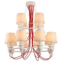 подвесная люстра arte lamp sergio a3325lm-8-4wh в Ярославле