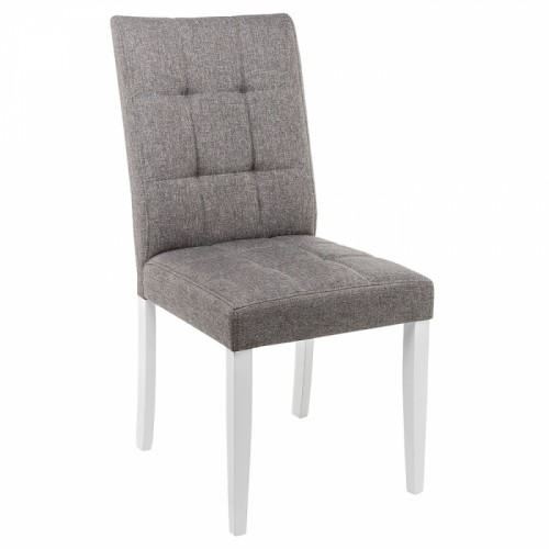 стул деревянный madina white / fabric pebble в Ярославле