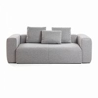 диван blok sofa 3 светло-серый от la forma (ex julia grup) в Ярославле