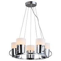 подвесная люстра arte lamp brooklyn a9484sp-5cc хром в Ярославле