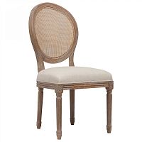 стул vintage french round cane back кремовый лён в Ярославле