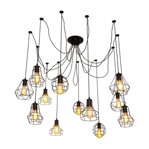 подвесная люстра arte lamp a4051sp-12bk в Ярославле