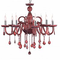 подвесная люстра ideal lux giudecca sp8 rosso в Ярославле