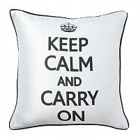 подушка с надписью keep calm and carry on в Ярославле