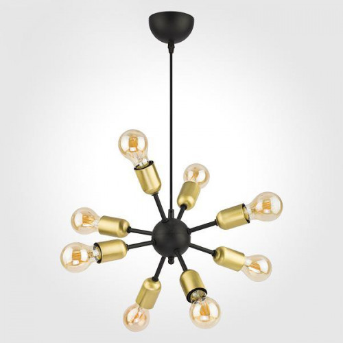 подвесная люстра tk lighting 1468 estrella black в Ярославле