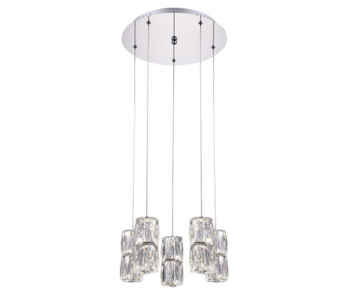 подвесная светодиодная люстра kink light аква-кристалл 08620-5a в Ярославле