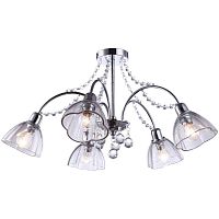 потолочная люстра arte lamp silenzio a9559pl-5cc хром в Ярославле