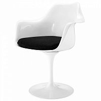 стул eero saarinen style tulip armchair черная подушка в Ярославле