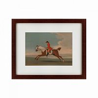 картина: chestnut racehorse exercised by a trainer, 1730 в Ярославле