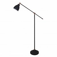 торшер arte lamp braccio a2054pn-1bk в Ярославле