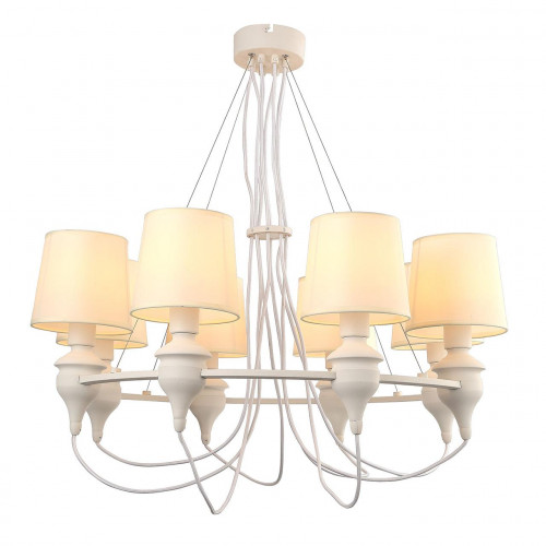 подвесная люстра arte lamp sergio a3326lm-8wh в Ярославле